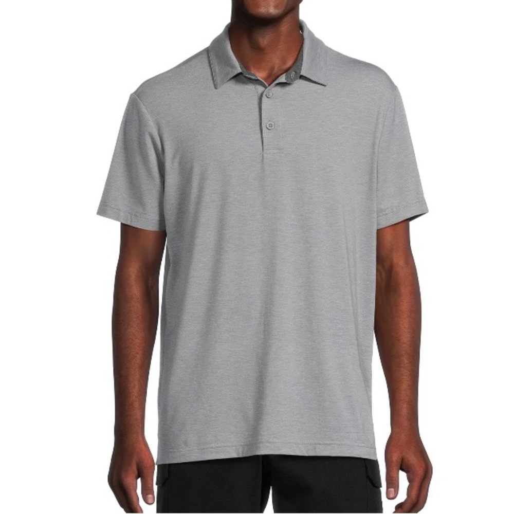 George Men's & Big Men's Jersey Knit Polo Shirt w/Short Sleeve size 2XL (50-52)